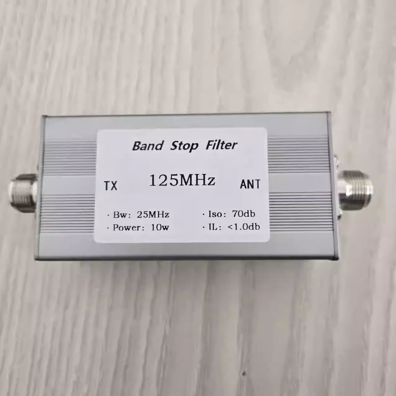 BSF-125M-10WN Bandstop Filter N Mother Seat 10w