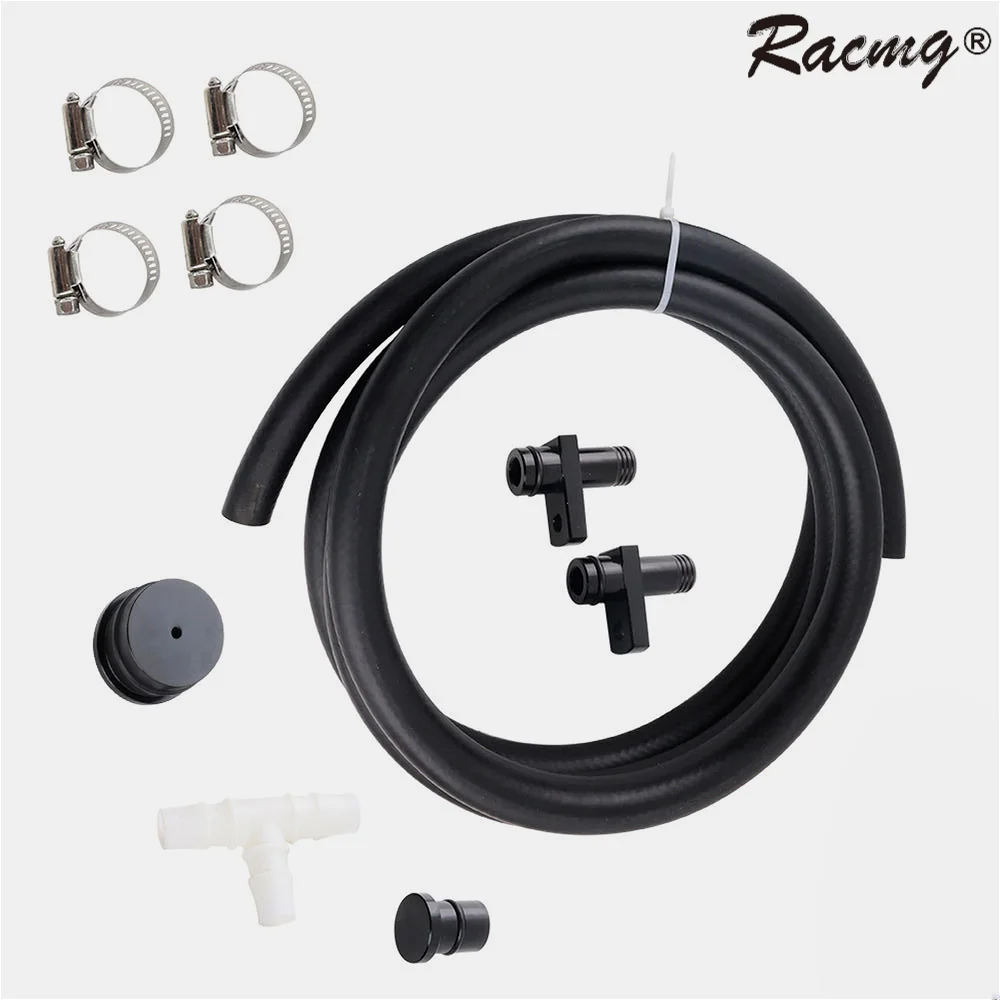 Hot Sale For 2004-2010 GM 6.6L Duramax Diesel LLY LBZ LMM PCV Reroute Kit W/ Resonator Plug Piping Kit Car Accessories