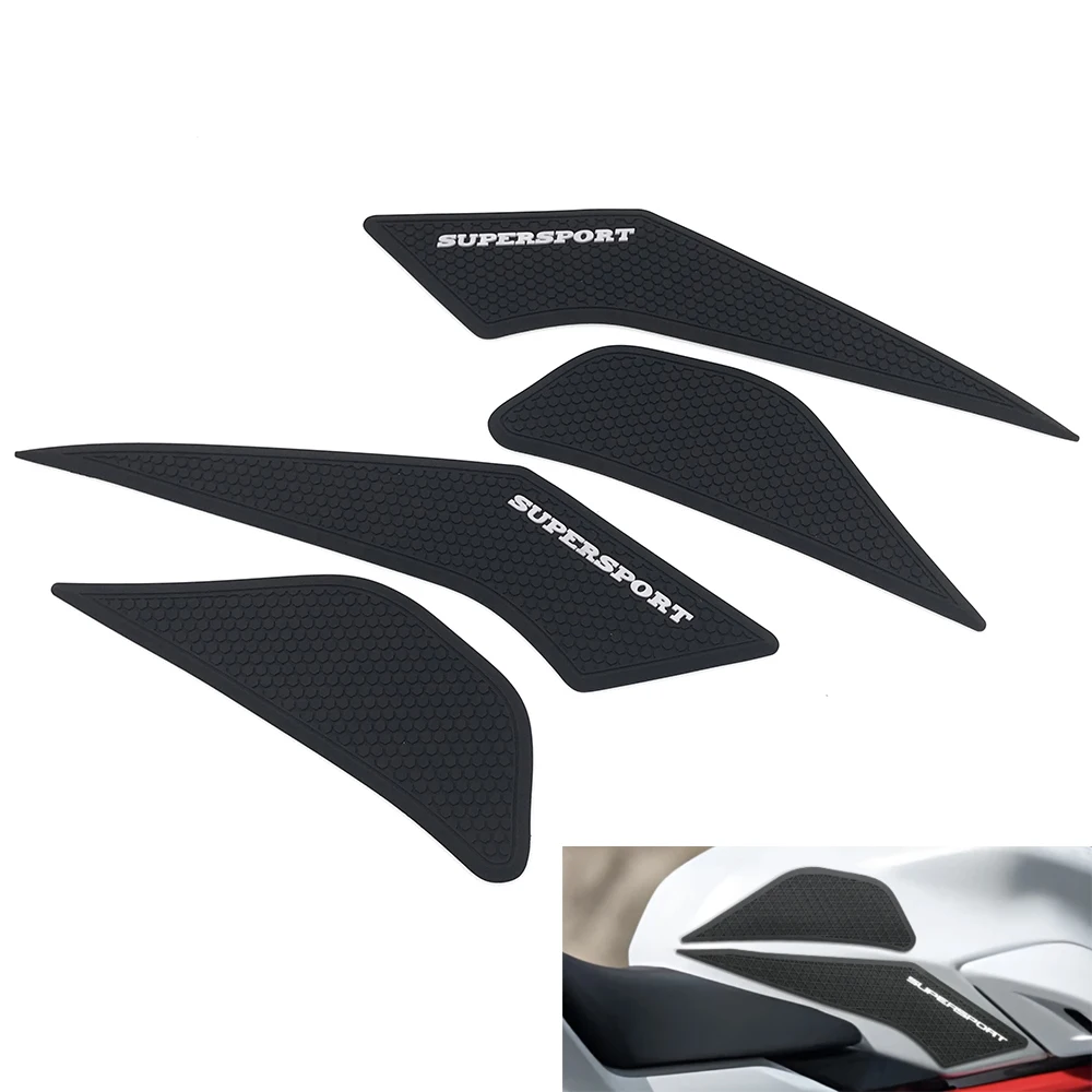 

Motorcycle Fuel Gas Tank Pad Anti Slip Protector Stickers Knee Grip Decals For Ducati SuperSport 939 950 SuperSport950 2017-2022