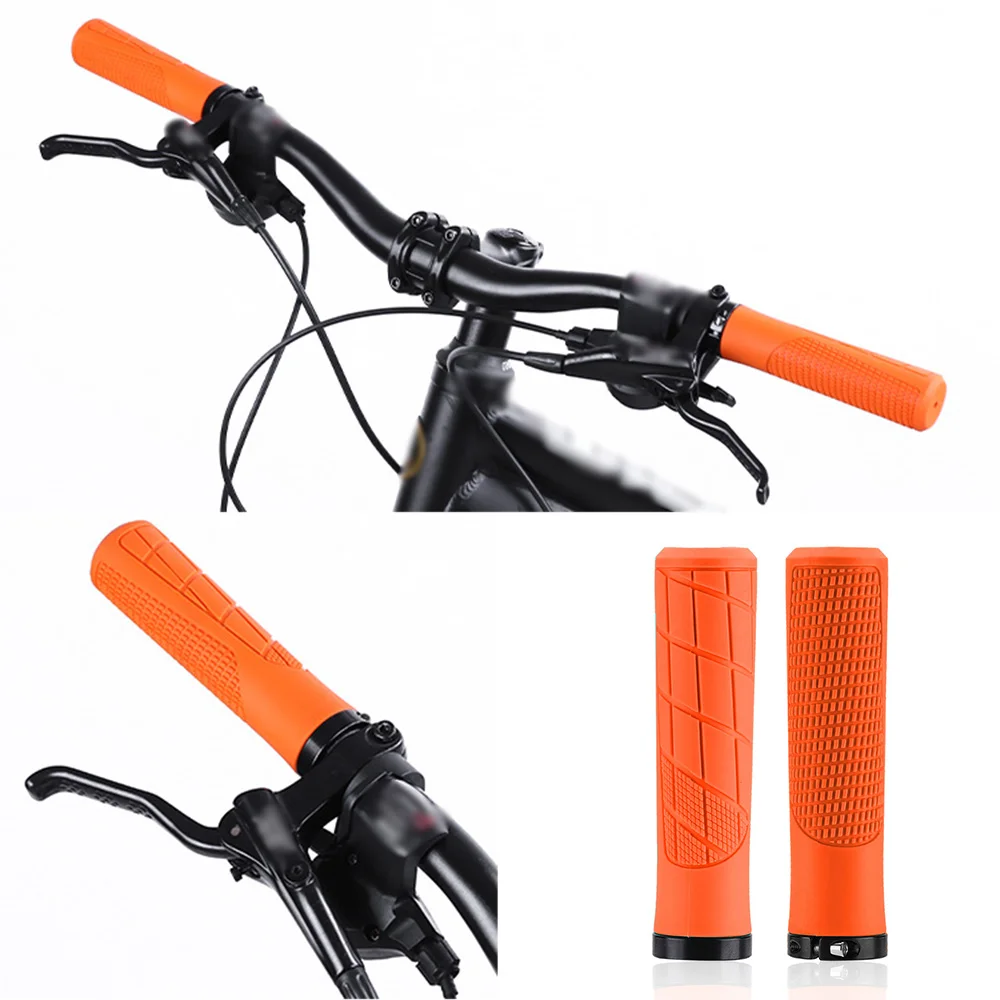 High Quality Mountain MTB Bike Grips Non-slip Cuffs Shock Absorption Bike Handle Cycling Accessories Bicycle Handlebar Grips