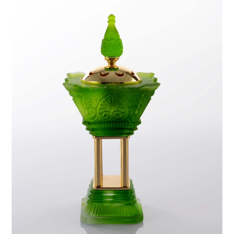 

wholesale Best Sell Middle East Ramadan Liuli bakhoor Incense Burner for home decor