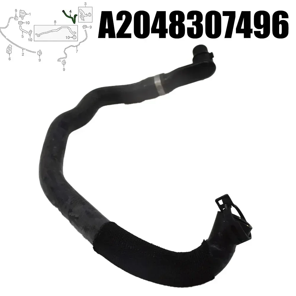 1pc Car Coolant Pipe Hose A2048307496 For Mercedes For C-Class(W204) Sedan C180 CDI OM651 Engine 2010-2014 Car Accessories