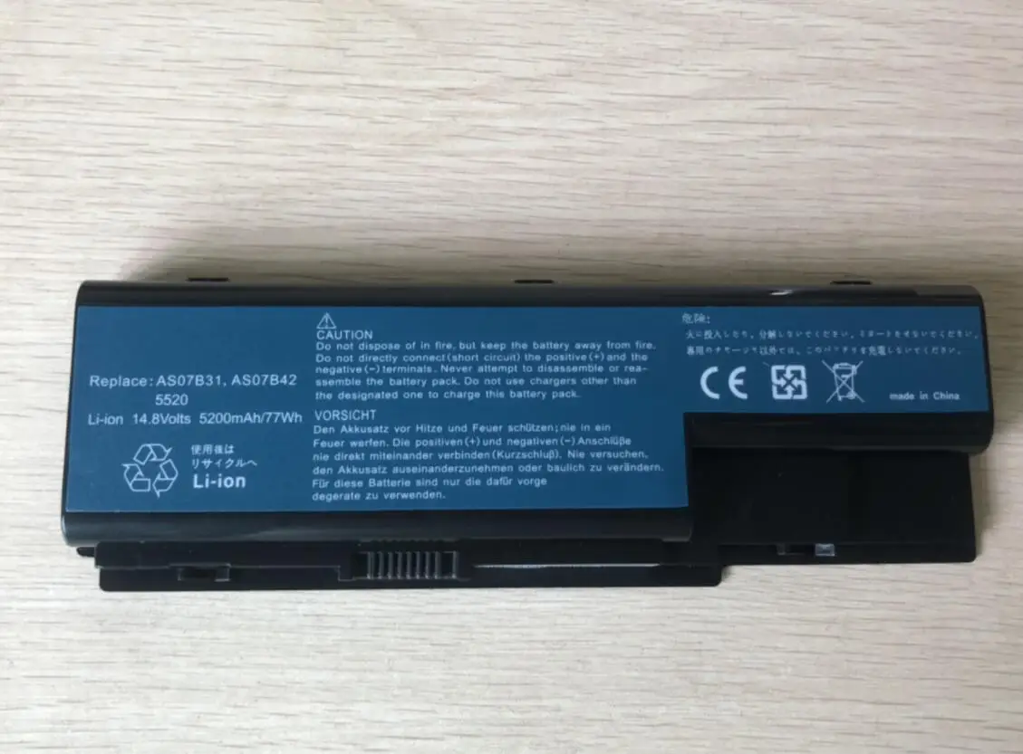 14.8V 8 Cells AS07B32 Battery for Acer Aspire 5920 5920G 5930 5930G 5935 AS07B31 AS07B32 AS07B71 AS07B61 AS07B42 AS07B51