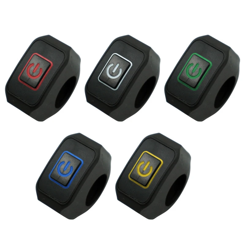 

Motorcycle Waterproof Switch Handlebar Button Connector Motorcycle Switch Handlebar with LED Light for Motor Switches Connector
