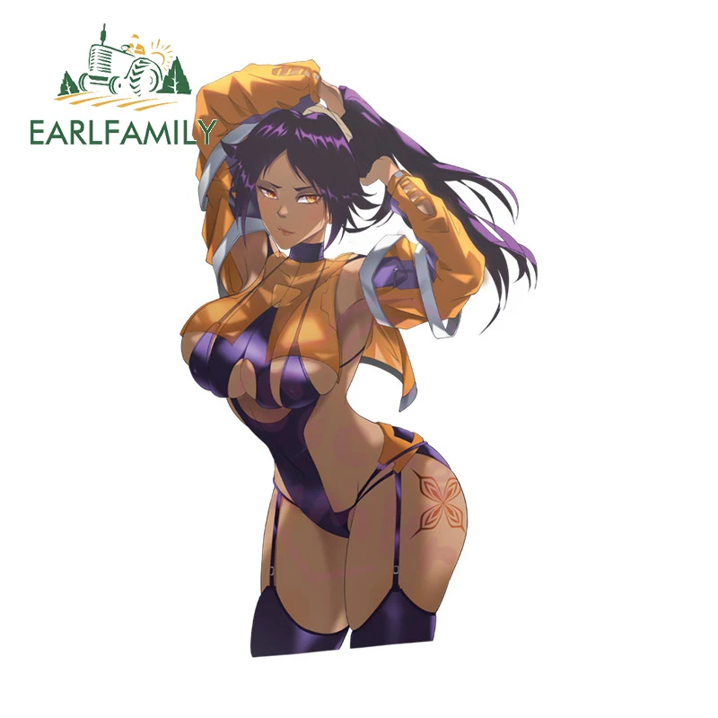 EARLFAMILY 13 см X 7,8 см для YORUICHI Автомобильная наклейка Солнцезащитная виниловая наклейка креативная Водонепроницаемая аниме устойчивая к царапинам Автомобильная этикетка