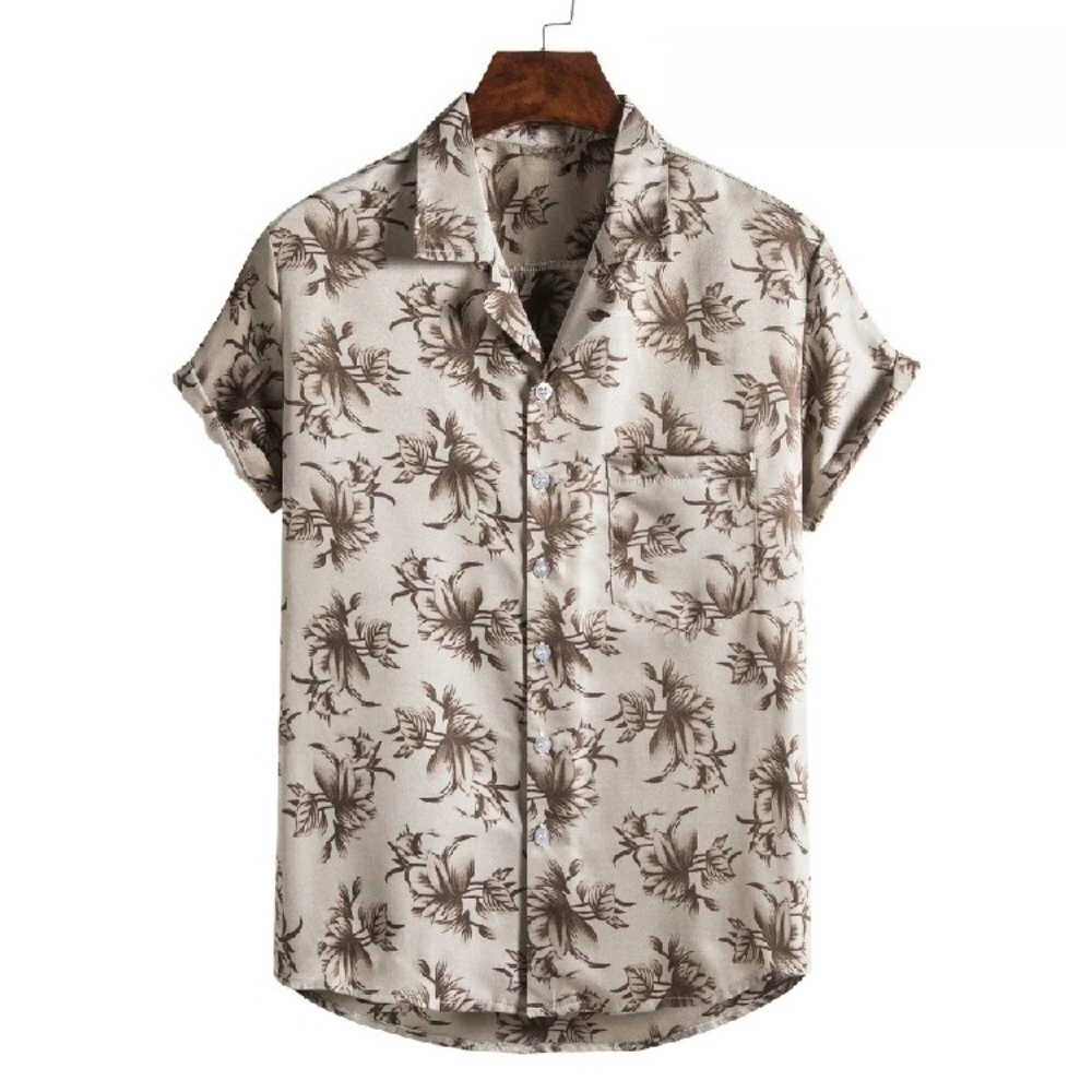 2026 Summer Comfortable Minimalist Refreshing Vacation Men's Quick Drying Short Sleeved Shirt