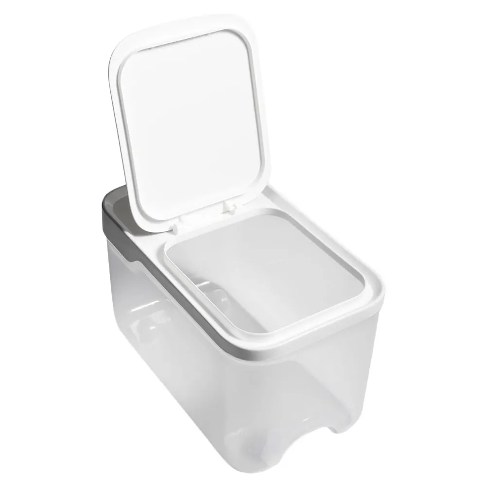 

Sealed Rice Storage Box Anti-Insect Moisture Proof Dustproof Household Container With Measuring Cup Plastic Kitchen Cereal Tank