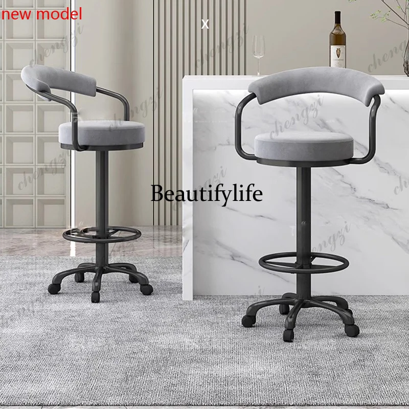 

High Counter Bar Chairs Outdoor Height Modern Wishbone Design Restaurant Bar Chairs With Back Sillas Para Comedor Bar FurnitureN