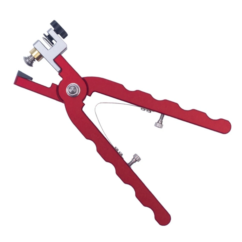 On sale Leather Watch Bracelet Cutting Plier for Straps to Fix Catches Spring Bar Hand Tool Pliers Red Straight