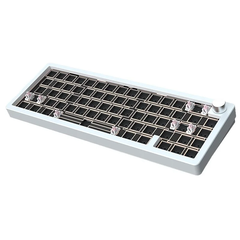 

Three-mode mechanical keyboard, kit aluminum lump