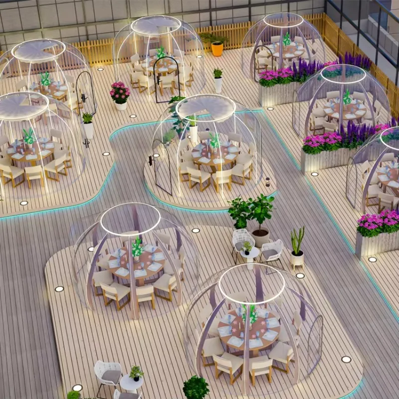 Full View Star Sky Room Round Oval Polycarbonate Bubble Dome House Prefab Houses Made In China
