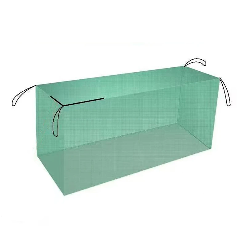 Fischkäfig, robust, zusammenklappbar, mit mehreren Eingängen, Fischernetz, geeignet für Süßwasser- und Salzwasser-Angeltätigkeiten – Detail 4