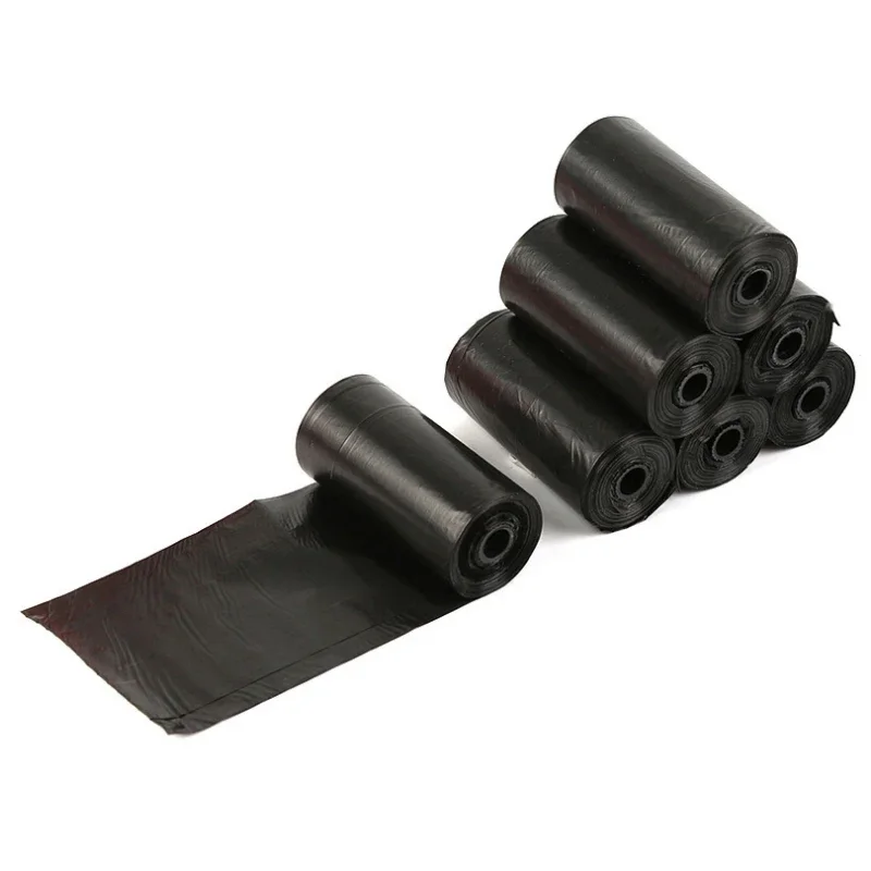 10 Rollen Abbaubare Müllbeutel für Haustierkot, Universelle Abfallbeutel für Küche und Haushalt, Schwarze Outdoor-Reinigungsartikel für Haustiere – Detail 6