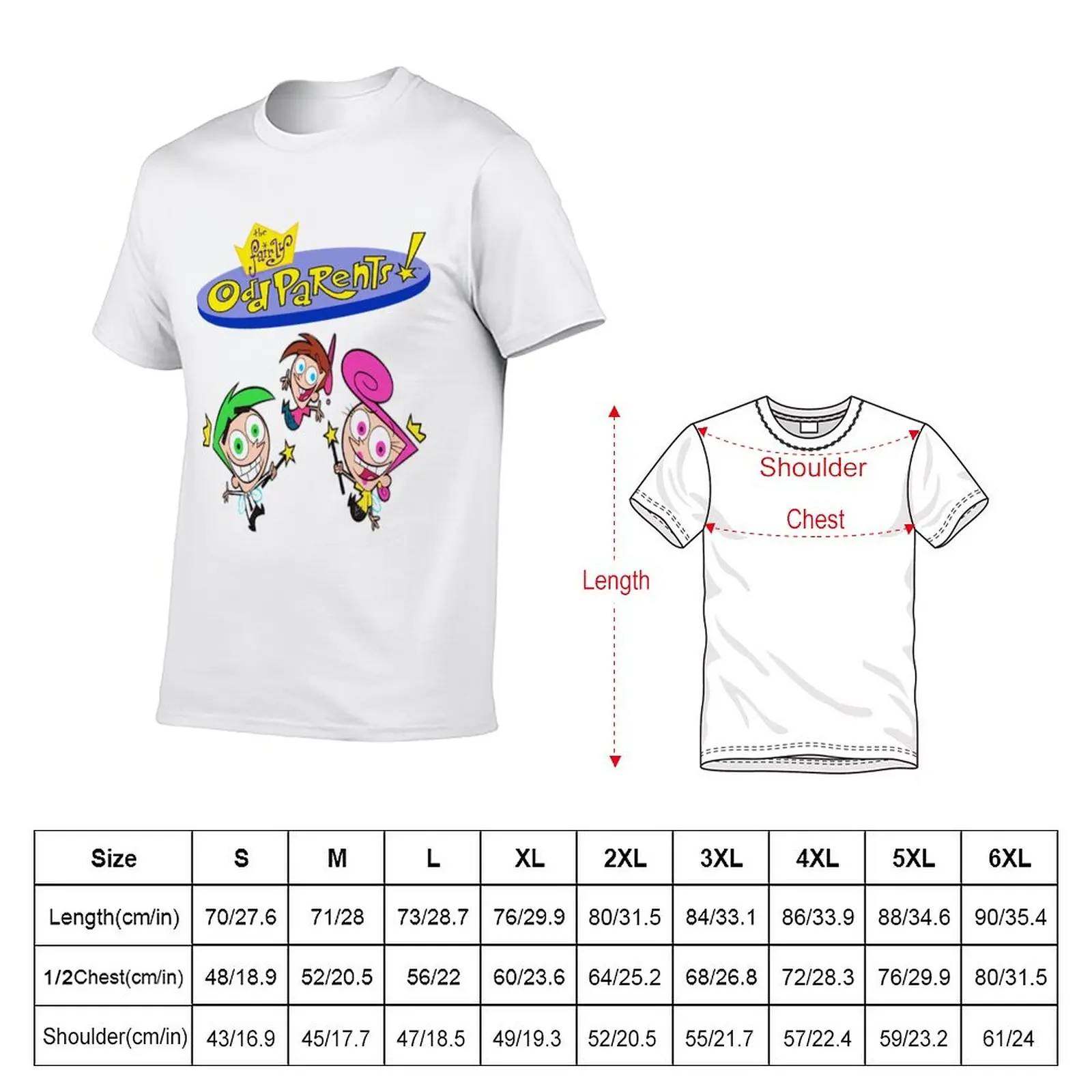 New Fairly odd Parents Funny Gift For Fans fairly odd parents movie cartoon T-Shirt Aesthetic clothing Short sleeve tee men