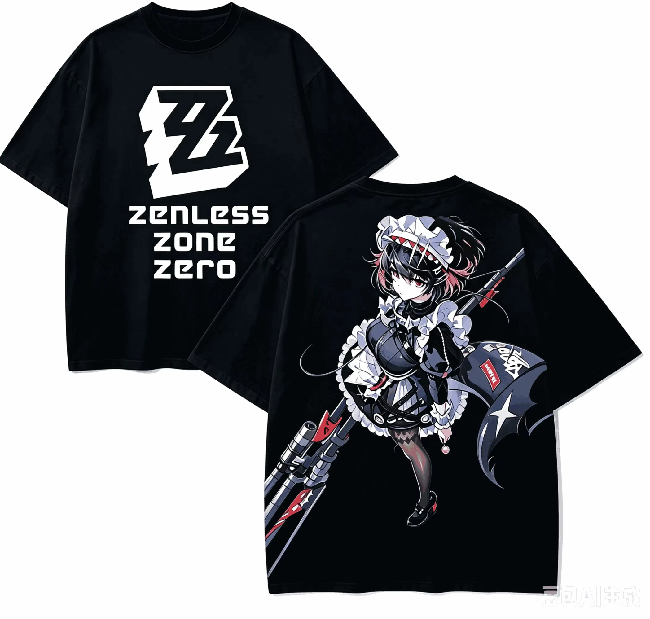 Zenless Zone Zero Oversized Unisex T Shirt Streetwear Cotton New Retro Short Sleeves Graphic Print T-Shirt Women Men Harajuku
