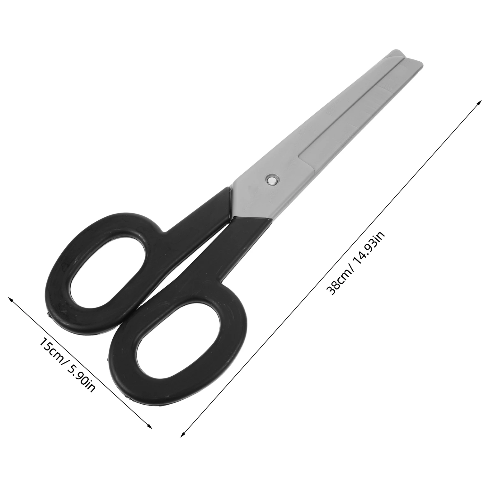 กรรไกรตัวตลกขนาดใหญ่ อุปกรณ์ประกอบฉากพลาสติก กรรไกรปลอม สำหรับตกแต่งงานปาร์ตี้บนเวที อุปกรณ์คอสเพลย์ อุปกรณ์แสดงโชว์ แกล้งคน ของเล่นแปลกใหม่