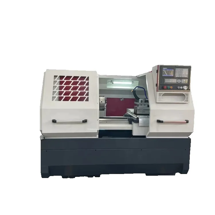 Diskon mesin bubut Desktop kasur datar CNC Torno Cnc Hines Ck6140 Mini untuk dijual