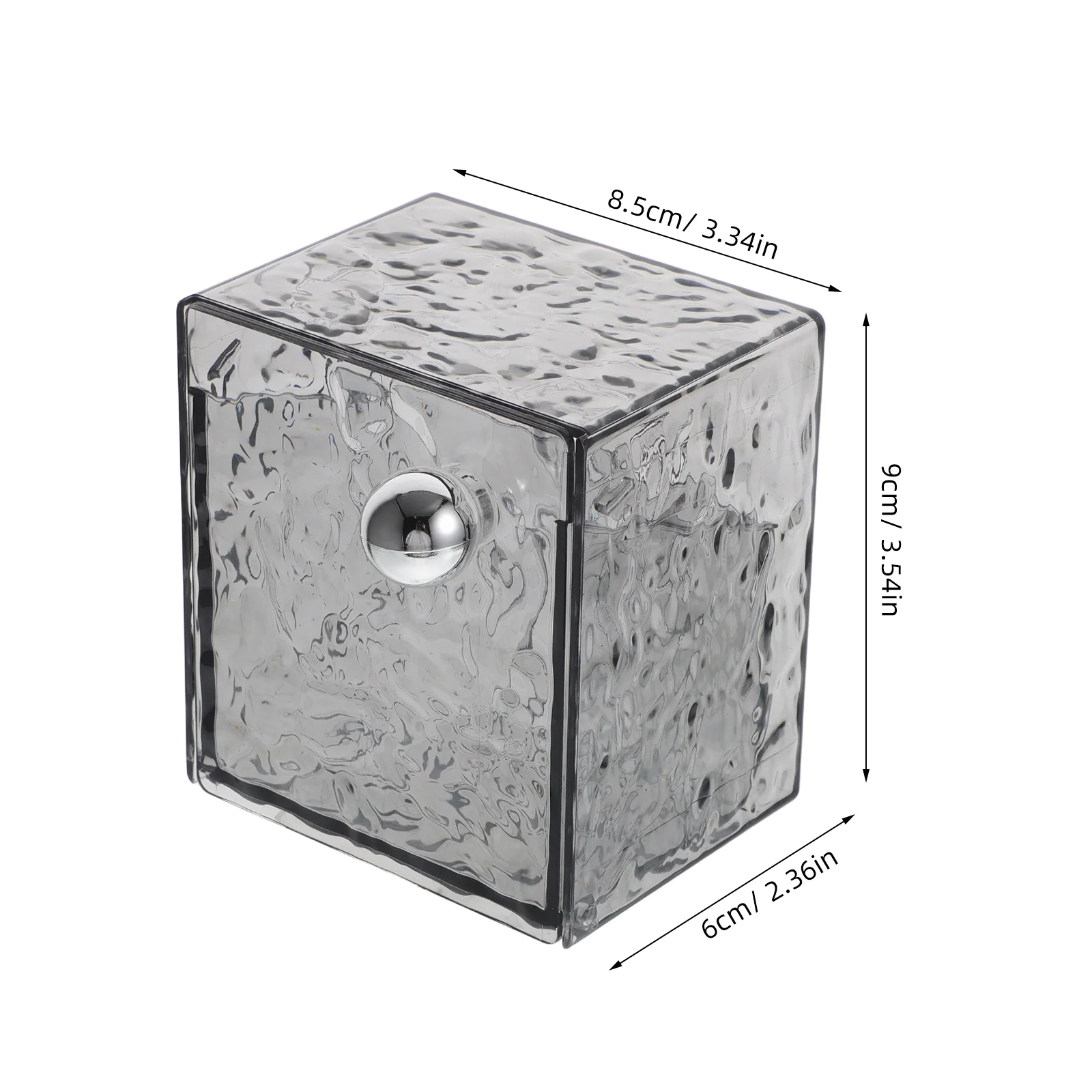 Organizador de Algodão, Saboneteira, Suporte de Parede para Banheiro, Cotonetes, Lenços Faciais e Maquiagem