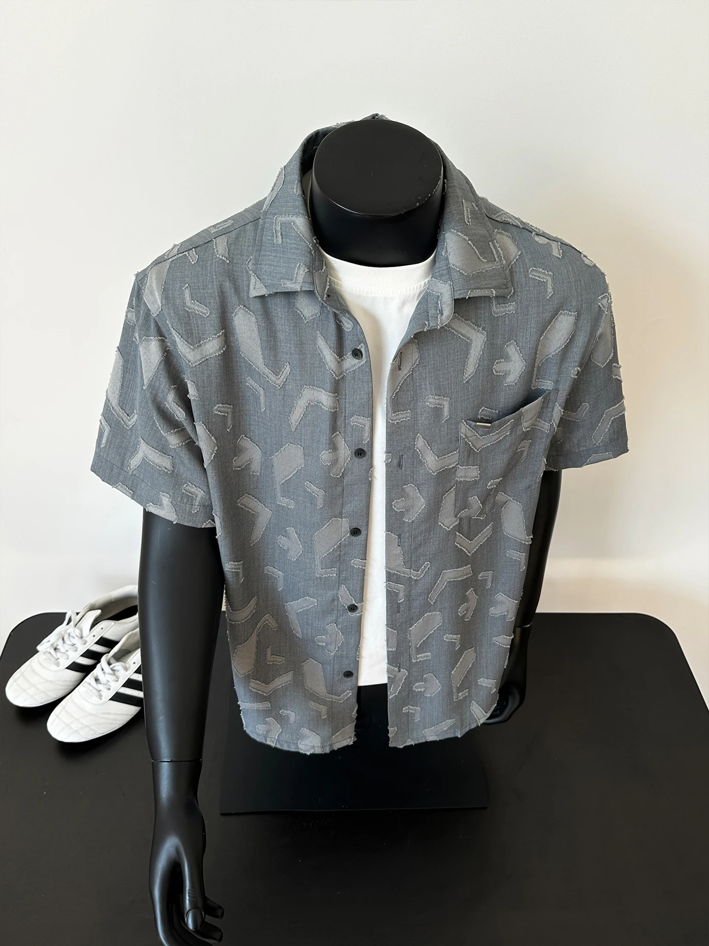 

Casual Sle Men's ort Sve Beach irt Loose Fit Spring Summer Faion Brand High End Feeling Open Cardigan Top