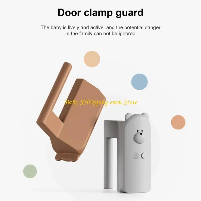 

23GD 4Pcs Cartoon Bear Finger Protector Door Pinch Guard Baby Safety Door Lock Guard