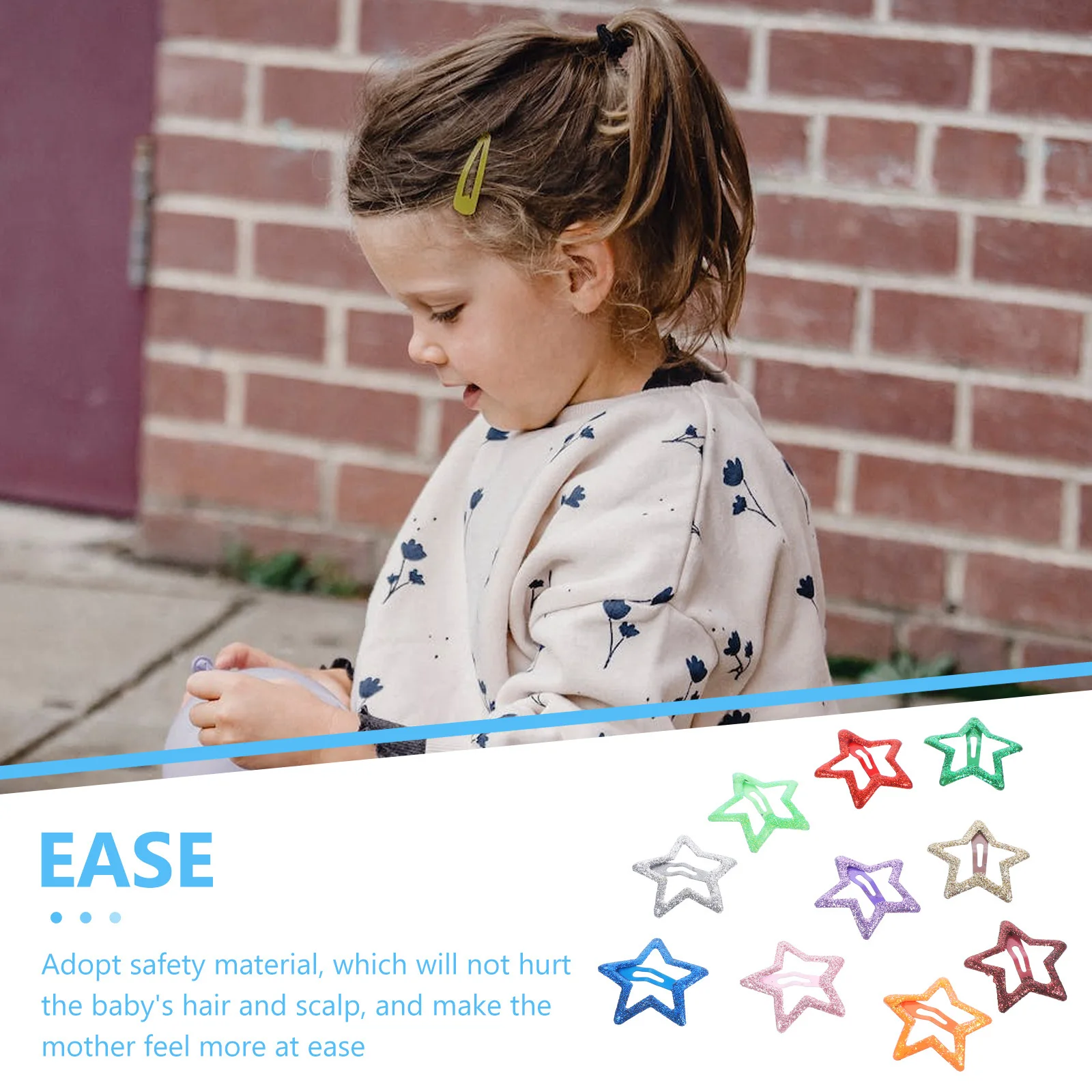 

10Pcs Clips Hair Kawaii Barrettes for Hair Clips Fashion Accessories Set