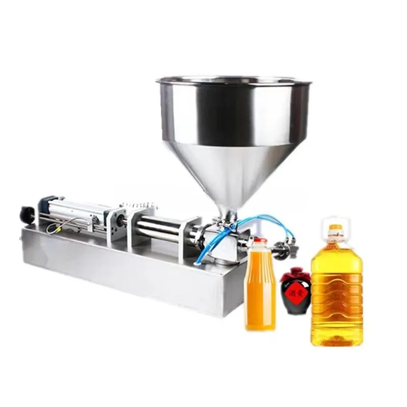 Máquina de llenado de pasta y líquidos Horizontal de alta velocidad para bolsas de botellas de bebidas de aceite de crema cosmética