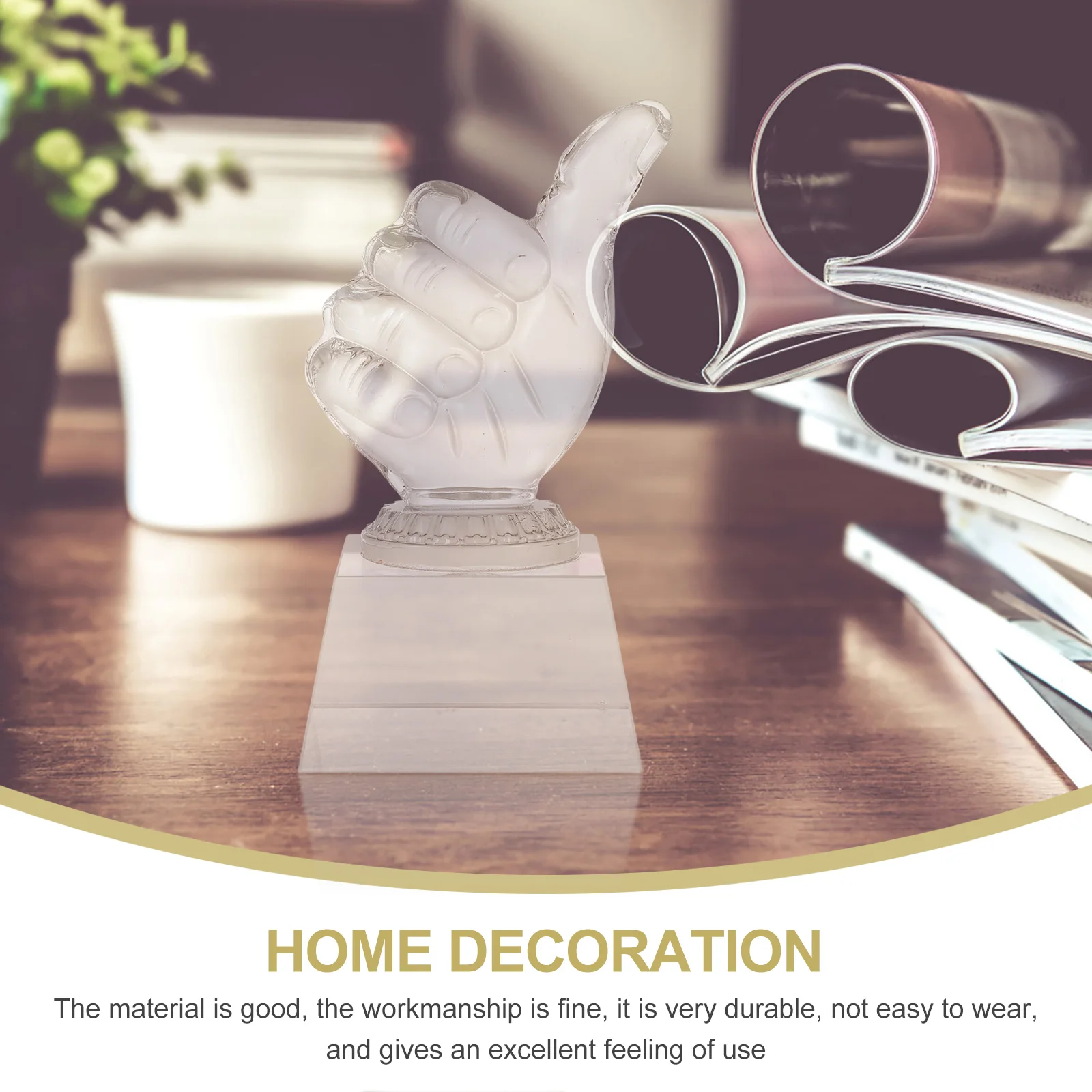 

Нежный кристаллический прозрачный трофей, декоративный приз, аксессуар для фестиваля, домашней вечеринки, садовый декор, хрустальный декор