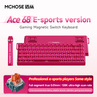 MCHOSE Ace 60 Pro 68 Magnetic Axis Mechanical Keyboard Customized Esports 0.01ms Latency RT 0.01mm 128K Gaming Keyboard Original