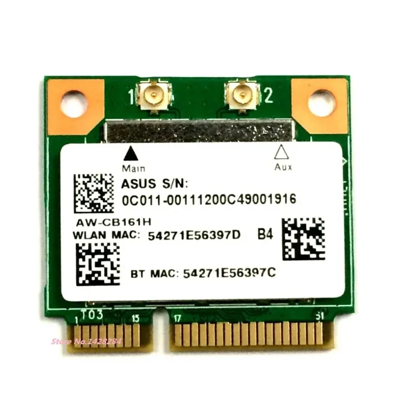 NEW Wireless Network Card Azurewave AW-CB161H For Realtek RTL8821AE 802.11AC 433Mbps WiFi Bluetooth 4.0 Wireless 2.4/5.0GHz - Image 2