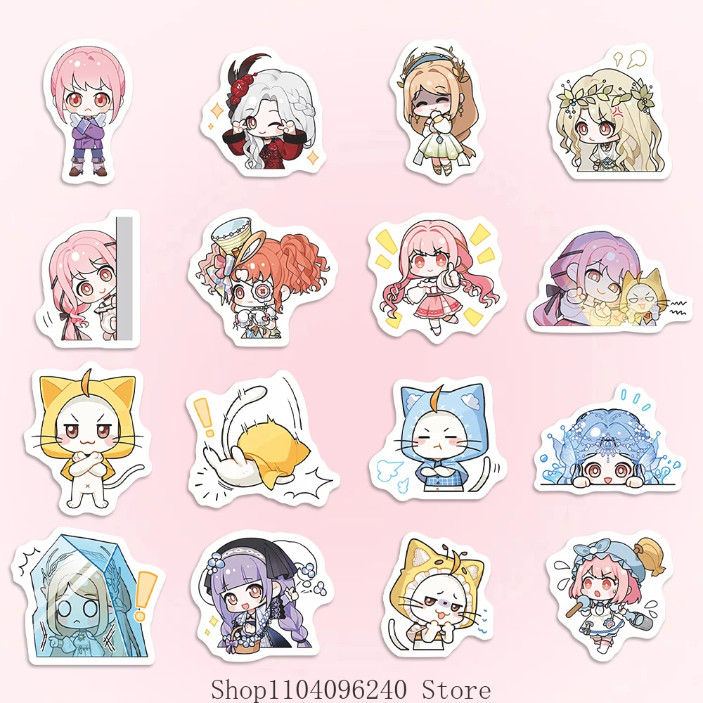 إنفينيتي نيكي تأثيري أنيمي ملصقات الديكور المحمول الهاتف حقيبة دفتر التسمية القرطاسية ملصقا