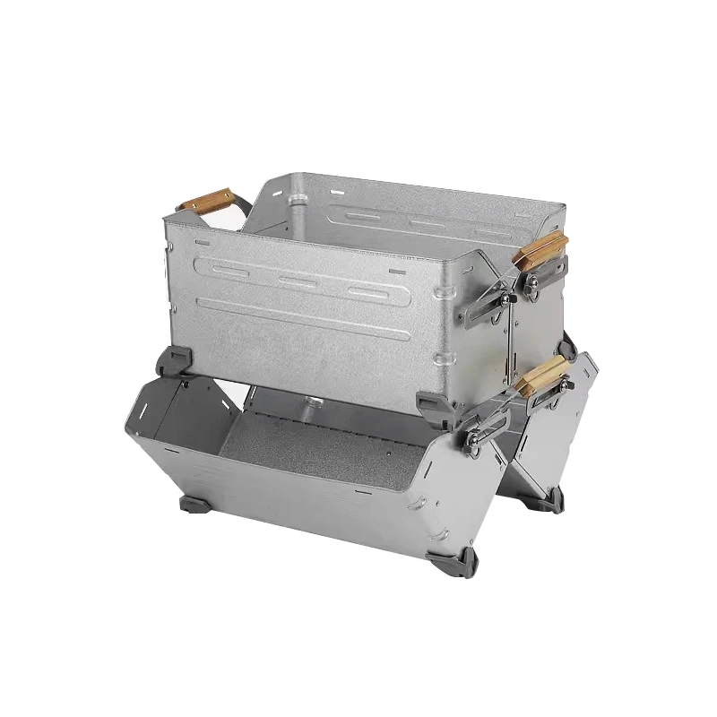 

New Style Portable Glamping Camping Opening Convenient Storage Box For Hiking