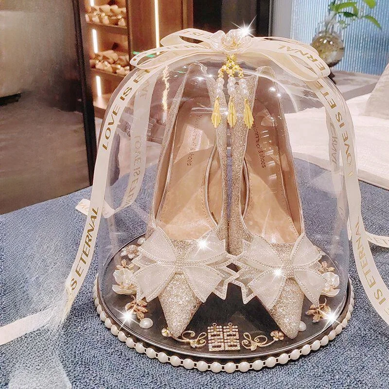 wedding-crystal-shoe-box-with-lock-game-props-bridal-game-transparent-crystal-shoe-box-cute-decoration-wedding-supplies