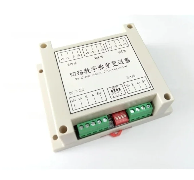 Weighing collection board weighing transmitter PLC dustbin intelligent cabinet multi-channel 485 communication MODBUS