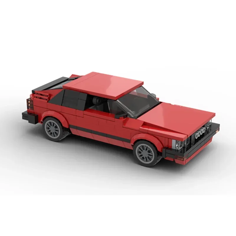 Car series YcMoc Building Blocks Classic Red Coupe GT Super Sportscar Model Technology Bricks DIY Toys For Kids Children