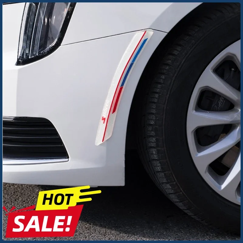 1pc 35cm Car's Front Rear Bumper Sports Anti Splash Collision Rubber Strip 3d Heat-Resistant Modification Vehicle Anti-Collision