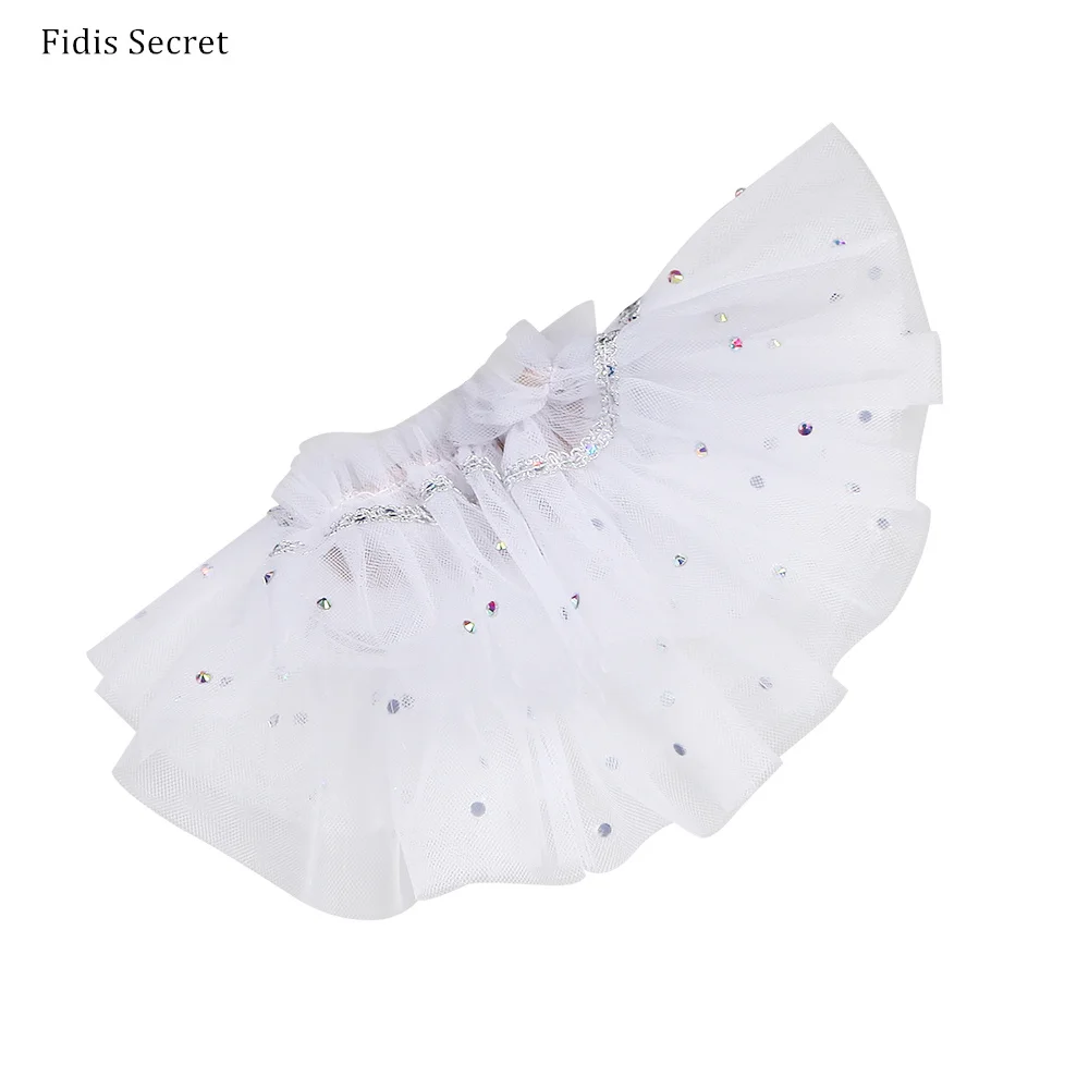 Crianças branco clássico panqueca ballet tutus vestido, meninas bailarina bela adormecida dança desempenho/conpetição trajes de palco