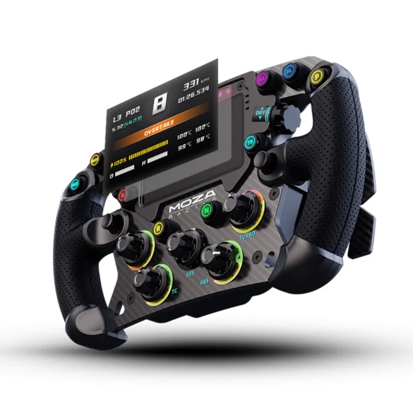 MOZA FSR Formula Wheel Racing Simulator GS Game Steering Wheel VGS Force Feedback Carbon Fiber Paddle Formula