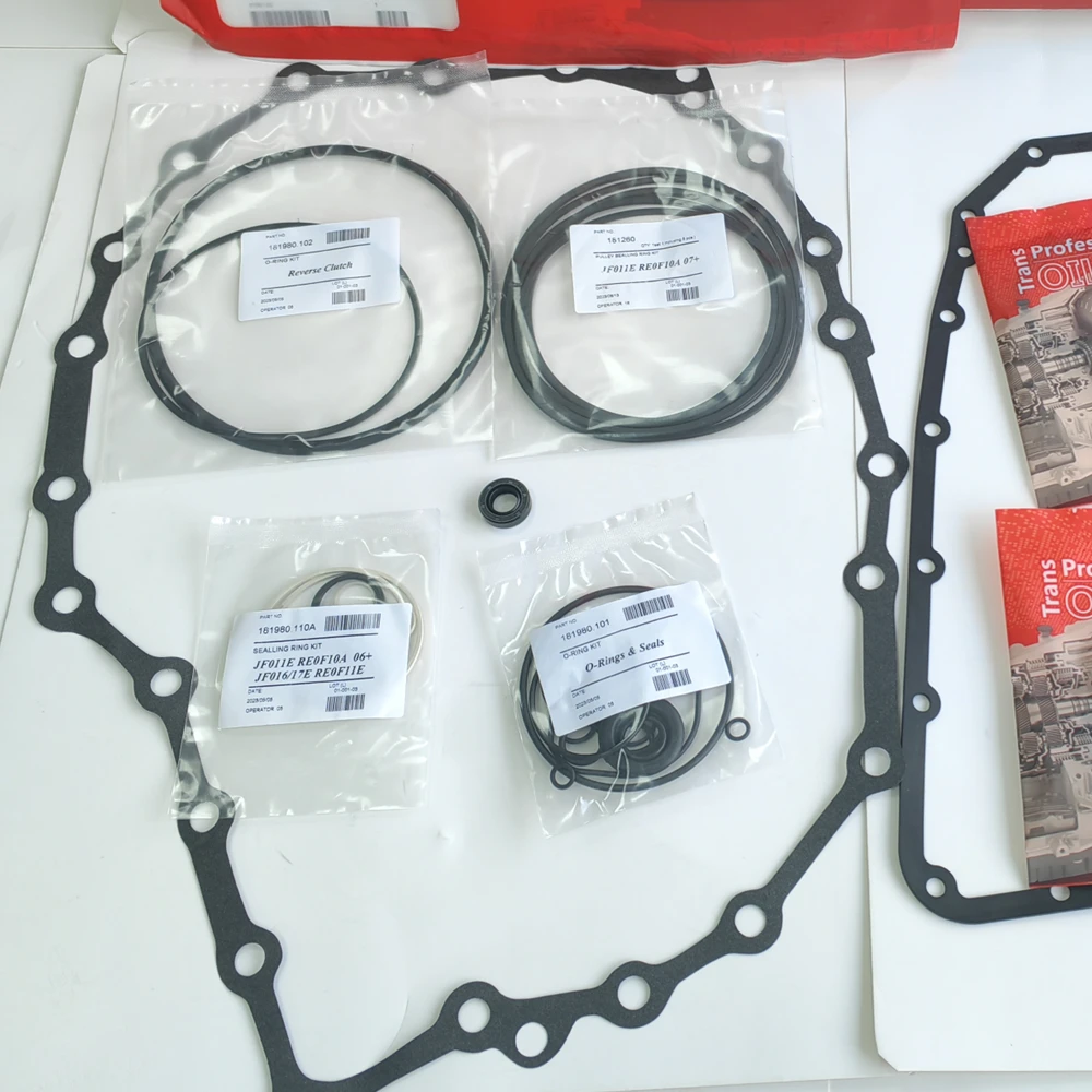 JF011E RE0F10A-CVT Transmission Repair Overhaul Kit for NISSAN MITSUBISHI Jeep,TransProfessor OHK Seals Gaskets Car Accessories