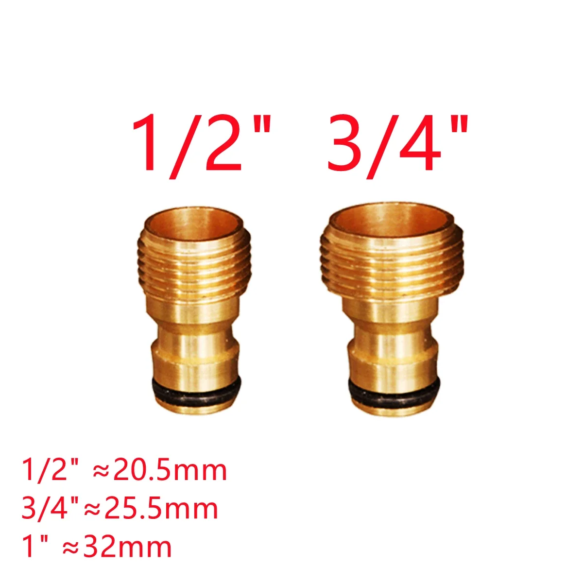 Thread Brass Quick Connector 1/2\