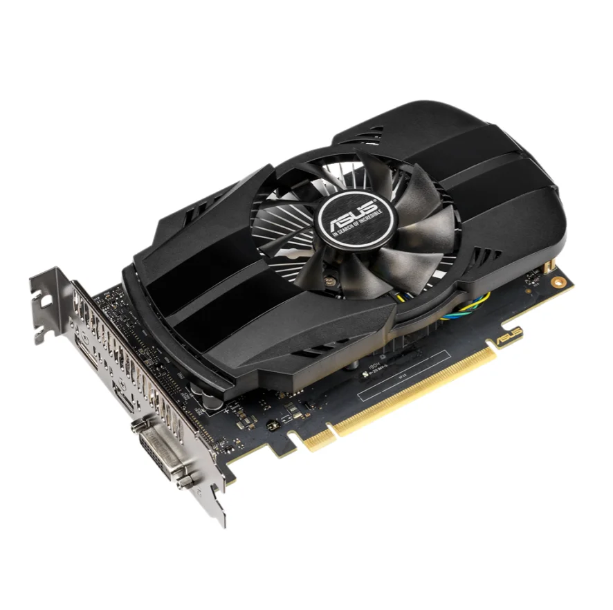 ASUS NVIDIA GTX 1650 GPU PH GTX 1650 4G 4GB GDDR5 128bit gaming graphics card PCI-E 3.0 HDMI DVI DP for Desktop PC Computer view 2