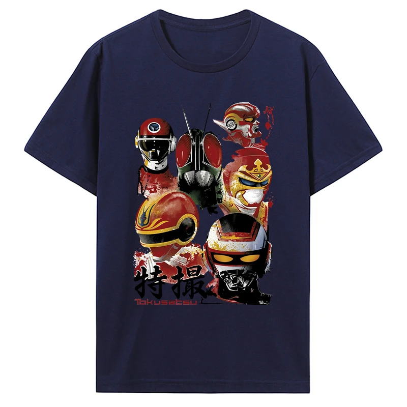 Percent Cotton Tshirt Jaspion T Shirt Tokusatsu Assemble S COLOR T-Shirt Graphic Tee Shirt Cute Short-Sleeve Men Summer