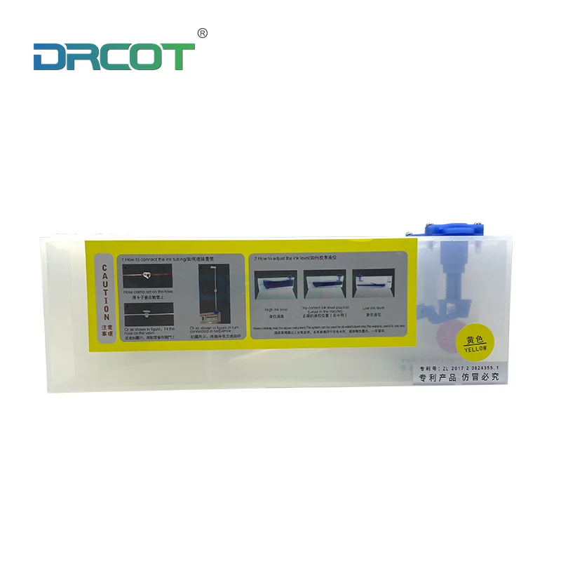 4 PCs Refill Ink Cartridge for Roland Mimaki Mutoh Printer bulk ink supply system 350ml ink tank for Eco Solvent Pinter Sub tank