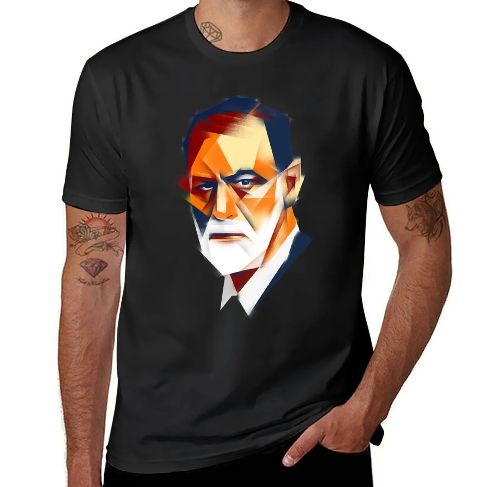 Freud T-Shirt Blouse hippie clothes quick-drying mens t shirt