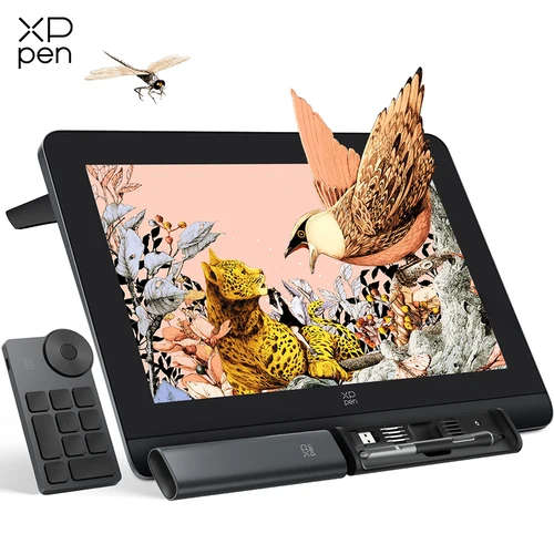 XPPen Artist Pro 16 (Gen 2) Monitor de tableta gráfica Pantalla de dibujo de 16 pulgadas Niveles de presión de 16K Resolución de 2,5K Windows Android