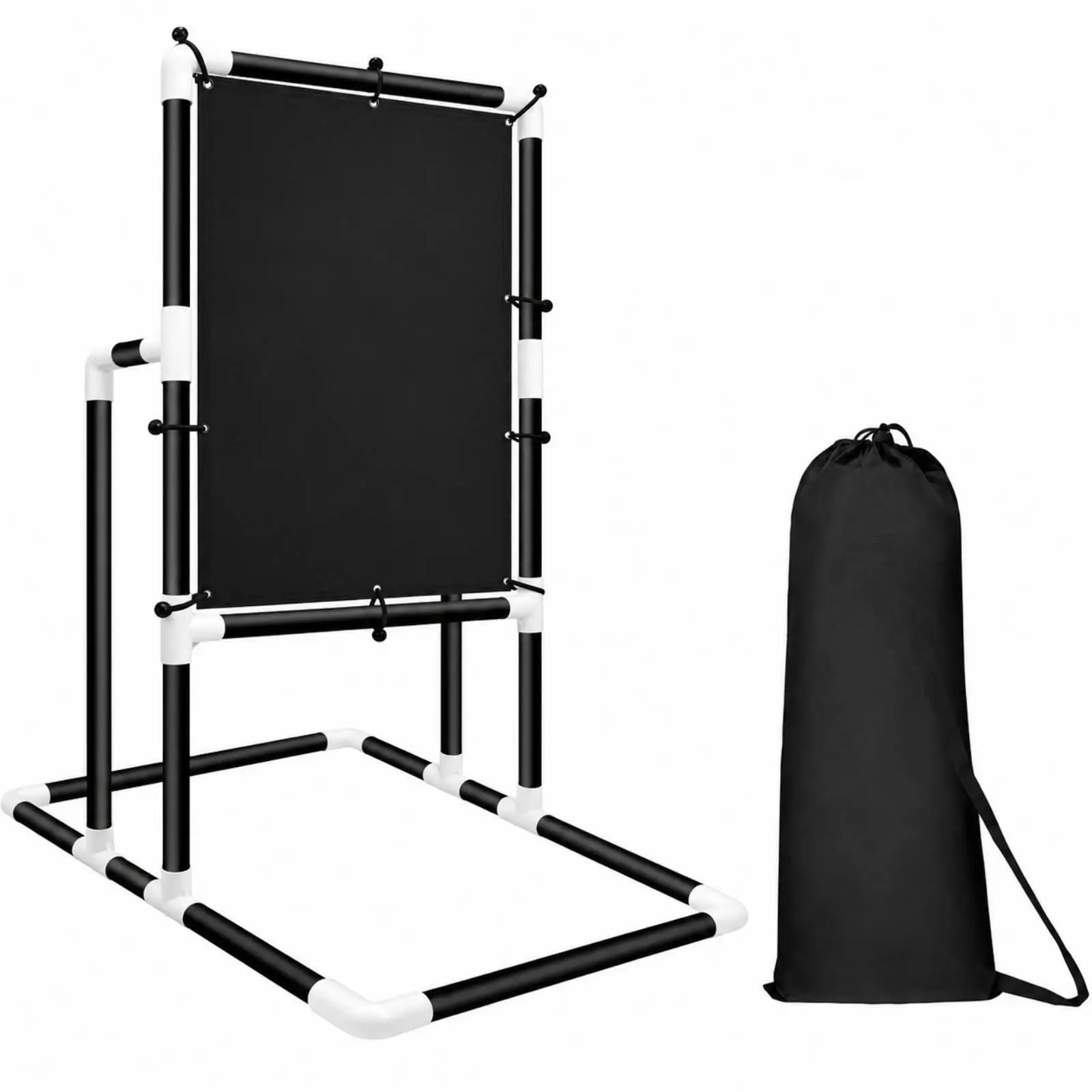 Baseball Practice Target Easy to Assemble Plastic Ball Practice Target Baseball Throwing Net Portable for Recreational Athletes