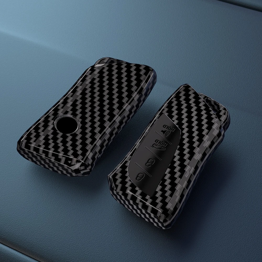 2 3 4 Buttons Carbon ABS Car Key Case Cover Fob Shell For Lexus UX ES UX200 UX250h ES200 ES300h ES350 US200 US260h Protector