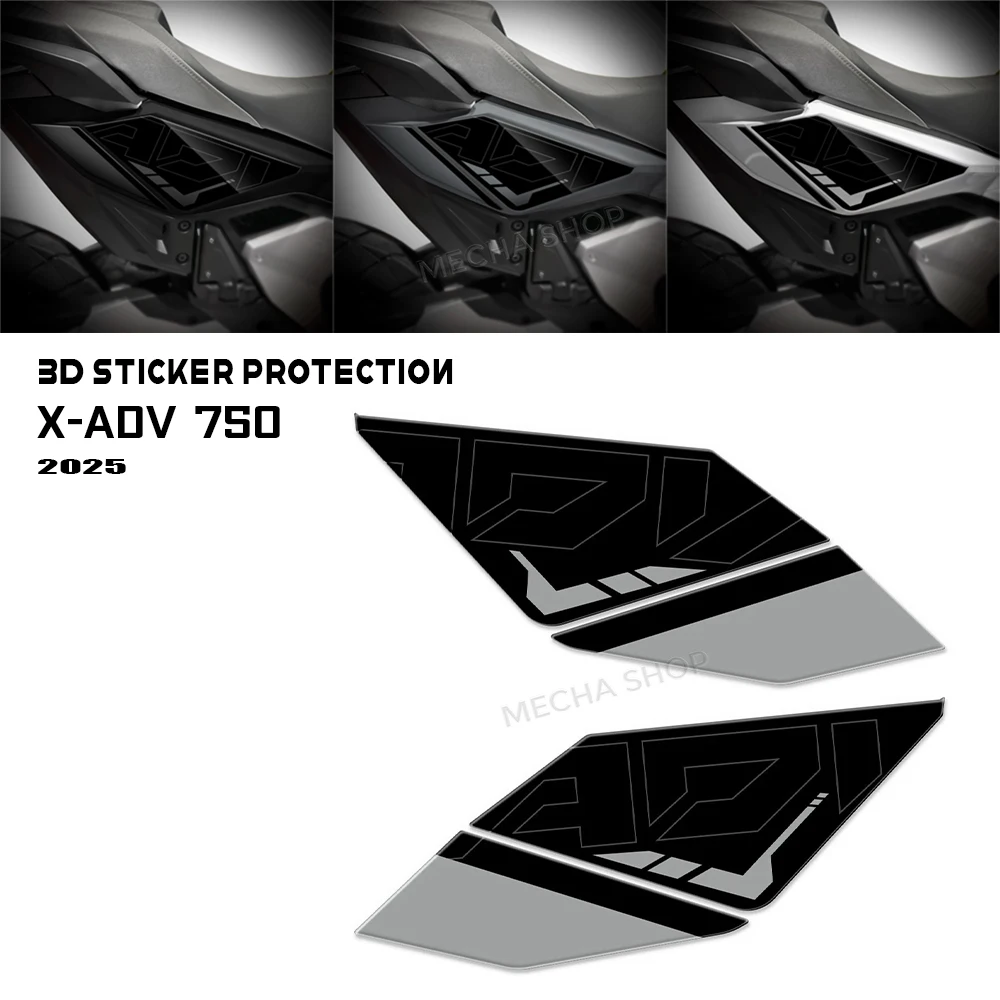 

For X-ADV 750 X ADV750 XADV 750 2025 2026 Motorcycle Accessories 3D Fairing Protective Decals Under Seat Stickers