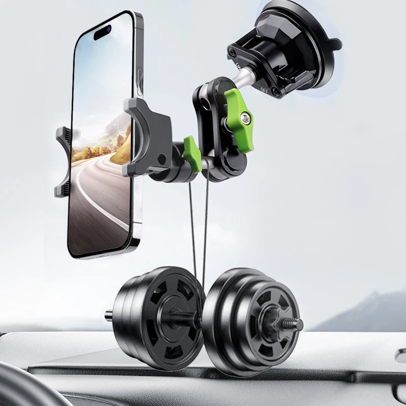 Lanparte High Quality Suction Car Phone Holder Mobile Phone Mount for iPhone 15 Pro Max for Huawei P60 Pro Phone Accessories