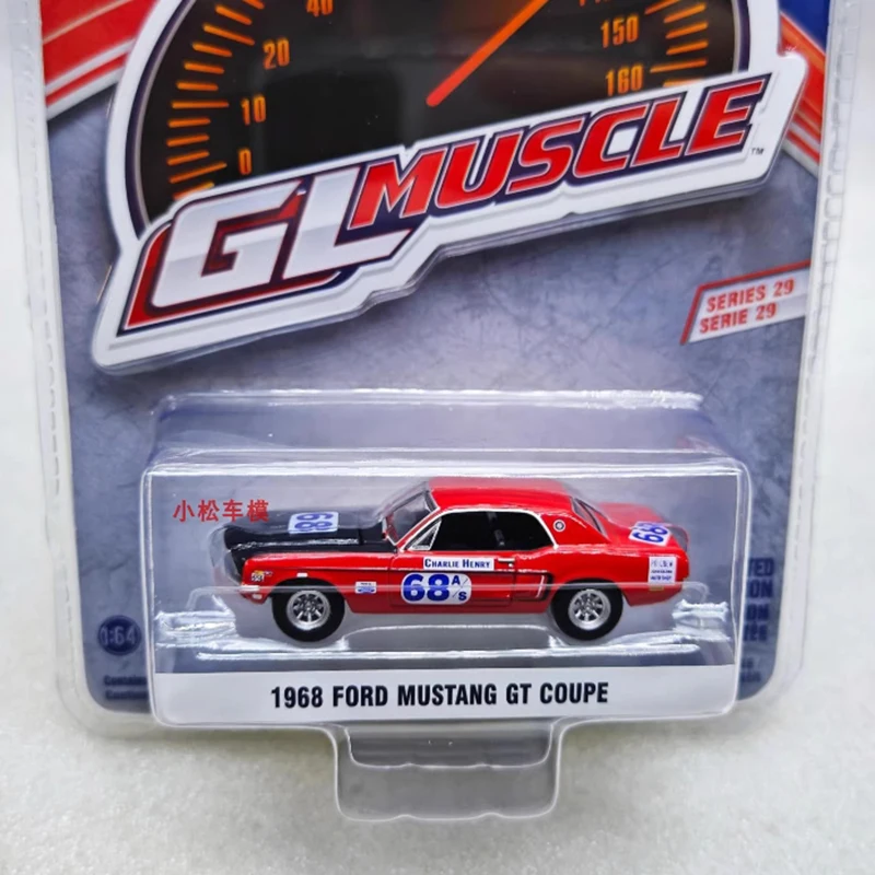 

GreenLight 1:64 Scale 1968 Ford Mustang GT Coupe Muscle Car Alloy Car Model Classics Adult Souvenir Gift Hobby & Toys