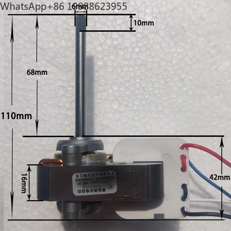1PC Replacement Upright Electric Heater Motor YJ61-16 YJ61-20 220V Raditor Motor Warm Air Blower Heating Accessories